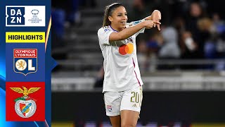 HIGHLIGHTS  Olympique Lyonnais vs Benfica  UEFA Womens Champions League 202324 Français [upl. by Kayne]