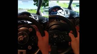 Thrustmaster TGT II vs T300RS short test video [upl. by Eecyac724]