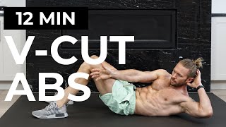 12 Minutes To Sculpted Vcut Abs Get RIPPED Obliques [upl. by Schnapp742]