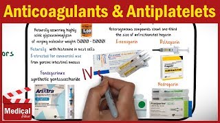 Pharmacology  Anticoagulants and Antiplatelet Drugs FROM A TO Z [upl. by Crotty]