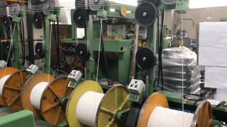 Altec srl  Single Twist Bunching Machine d1250 [upl. by Button540]