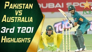 Pakistan Vs Australia 2018  3rd T20I  Highlights  PCB [upl. by Ainatit]