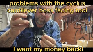 short video for the returns department problems with the cyclus cani boss facing tool [upl. by Madonna]