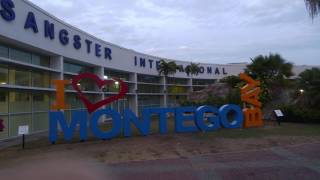 Landing at Sangster Airport Montego Bay Jamaica [upl. by Cato523]