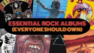 Top 10 ESSENTIAL ROCK ALBUMS EVERYONE SHOULD OWN [upl. by Gans]