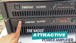 SWETON K2H3000 Power Amplifier  Coolest Power Amplifiers 2024  Sweton K2 Series [upl. by Atews988]