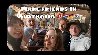 동양인이 외국친구 사귀는 법✨ 호주 워홀러의 하루종일 노는 일상🥳 Make friends in Australia working holiday  설하 snowysummer [upl. by Olraced]