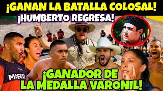 Exatlón México 💥 ELLOS GANAN LA BATALLA COLOSAL Y MEDALLA VARONIL ✅ HUMBERTO REGRESA 😱 exatlón [upl. by River110]