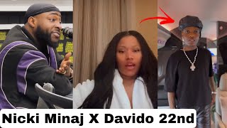 Davido Left Wizkid in Shock Dropping New song with Nicki Minaj Same Day Wizkid is Dropping Album [upl. by Nicolina]