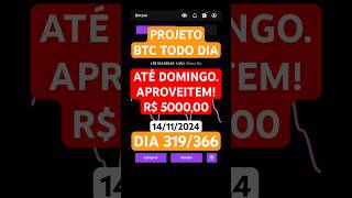 PROJETO BITCOIN TODO DIA 319366 BTCTodoDia Investimentos Altcoins Criptomoedas Memecoins [upl. by Shoifet]