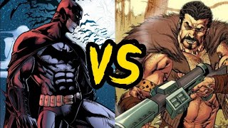 Quien ganaríaquot Batman VS Kraven shorts marvel dc tbt comisc blackadam goku manga [upl. by Burris]