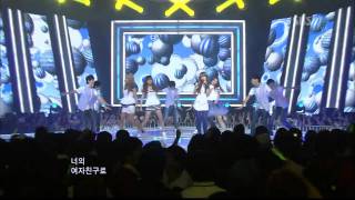 애프터스쿨블루원더보이 110724 SBS 인기가요 HD AFTER SCHOOL BLUE Wonder Boy [upl. by Beale]