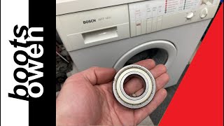 New motor bearings on a washing machine motor Bosch WFF1401 Full process [upl. by Nonnek]