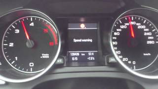 Audi a5 sportback 30 tdi quattro stronic 2011 240hp 500nm 0100 0190 acceleration [upl. by Denbrook]