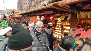 Strasbourg France Christmas market Dec 2023 [upl. by Adimra]