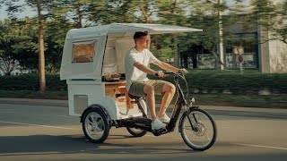 NEW electric Camper TricycleThe Ultimate Camper on Three Wheels [upl. by Norse]