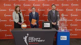 2025 WNBA Draft Lottery presented by Statefarm [upl. by Eenyaj]