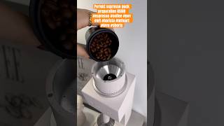 Perfekt puck preparation ASMR espresso coffee pov art barista latteart love shorts cafe [upl. by Hassadah345]