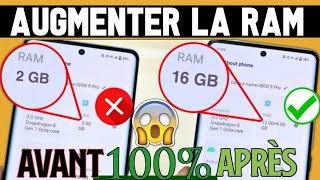 COMMENT AUGMENTER LA MÉMOIRE RAM D’UN TÉLÉPHONE ANDROID SANS ROOT [upl. by Licht]