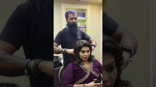 haircut haircolour Manis family salon amp makeover studio Trivandrum More details Contact 7994789500 [upl. by Welcy]