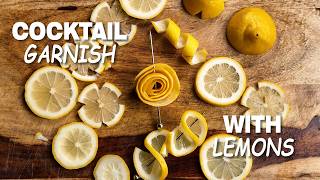 Lemon Cocktail Garnish Ideas [upl. by Bertsche]