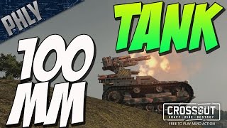 100MM TANK  BIGGEST GUN IN THE GAME Crossout Gameplay [upl. by Chelsea]