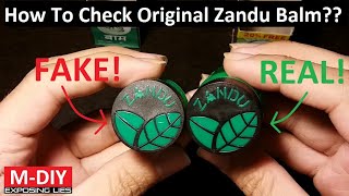 Avoid Duplicate Zandu Balm  How To Check Original Medicine  Counterfeit Medicines [upl. by Adiam]