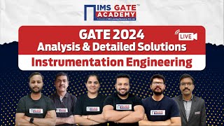 GATE 2024 Analysis amp Detailed Solutions  Instrumentation Engineering [upl. by Sneve]