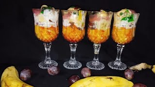 সহজ উপায়ে ফালুদা রেসিপি Home Made Falooda RecipeDessert Recipe [upl. by Dukie]