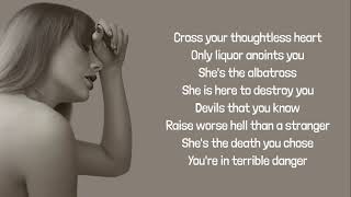 Taylor Swift  The Albatross lyrics [upl. by Attennaj]