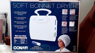 Soft Bonnet Hair Dryer Review [upl. by Ogait]