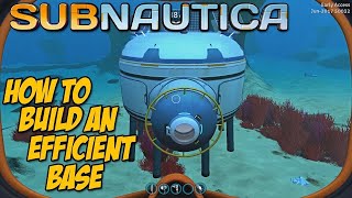 Tips For Building An EFFECTIVE Base in Subnautica  Subnautica Guides [upl. by Mirak]