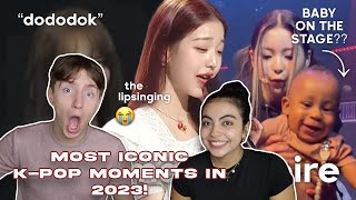 The Most Iconic Kpop Moments in 2023  Reaction  Most Iconic Year Yet [upl. by Burroughs]