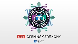 2024 Mat Su Arctic Winter Games Opening Ceremony  APTN News [upl. by Eatnuahc]