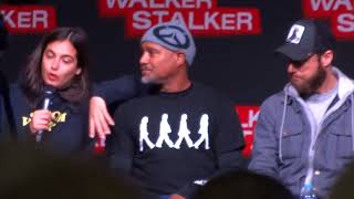 Walker Stalker London 2018 Panel Alanna Masterson Seth Gilliam and Ross Marquand [upl. by Regnig]