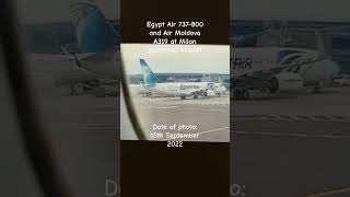 Milan Malpensa airport egyptair aviation [upl. by Coreen]