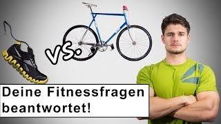 Was ist besser Laufen oder Fahrrad fahren  Vor dem Kraftsport Boxen  Gut oder Schlecht [upl. by Tiga489]