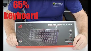 Asus ROG Falchion Ace HFX unboxing [upl. by Ahsiekam858]