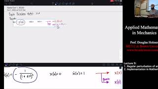 Regular Perturbation of an Initial Value Problem ME712  Lecture 9 [upl. by Emyam]