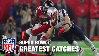 Best Catches in Super Bowl History  NFL Highlights [upl. by Jamaal]