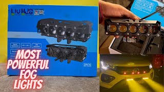 Budget Friendly Powerful Fog Lights  From LIU HJG FutureEye 5 led Lenes  For Car And Bikes [upl. by Niuqaoj455]