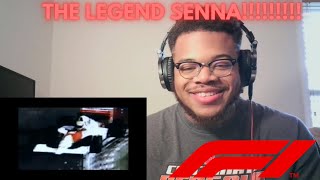 LEGEND AMERICAN REACTING TO AYRTON SENNA  TOP GEAR TRIBUTE [upl. by Conan]