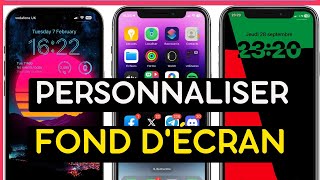 Comment Personnaliser Son Fond Décran Iphone Très Facile [upl. by Anilad]