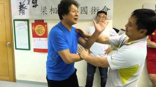 chi sau trapping tecniques leung sheung wing chun hongkong sifu eddie [upl. by Hayse]