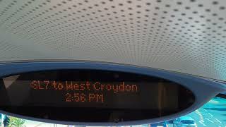 First Day  Route Renumbered SL7 To West Croydon Ibus [upl. by Nael]