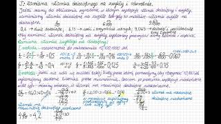36 zamiana ulamka dziesietnego na zwykly i odwrotnie [upl. by Anaeirb]