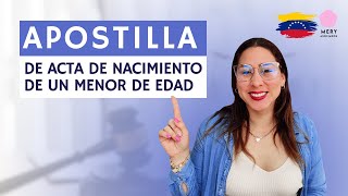 ¡Apostilla acta de nacimiento rápido y fácil⏰ [upl. by Rodolphe500]