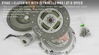 Valeo Stage 1 Clutch Kit with Flywheel  Mk4 18T 6Speed [upl. by Obbard]