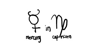 Natal Mercury in Capricorn 🐐 Public Communicator through each house [upl. by Melisent]