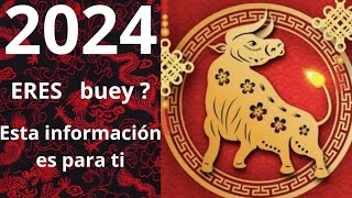 2024 PREDICCIONES PARA EL SIGNO DEL BUEY [upl. by Enyar309]